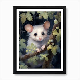 Adorable Chubby Curious Possum 2 Art Print