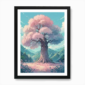 Cherry Blossom Tree 7 Art Print