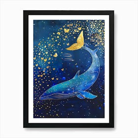 Whale In The Sky Art Print