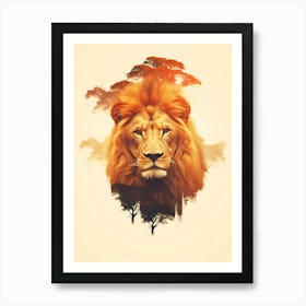 Lion animal Art Print