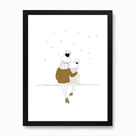 Love Girl Art Print