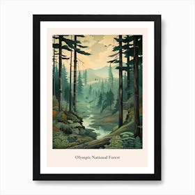 Olympic National Forest Art Print