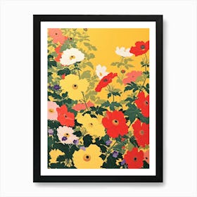 Great Japan Hokusai Japanese Floral 11 Art Print