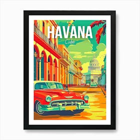 Havana Travel Art Print