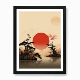 Japanese Landscape Art Print