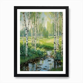 Birch Trees Art Print