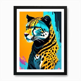 Leopard Painting Art Print