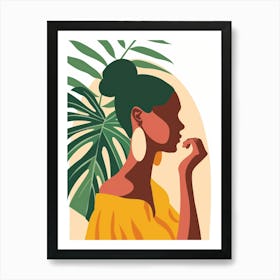 Afro-American Woman 40 Art Print