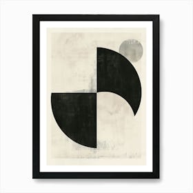 Leknes Stone Park Bauhaus Minimalist Art Print