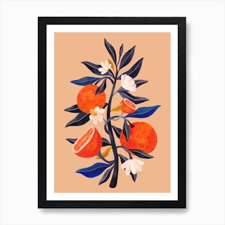 Orange Tree Art Print