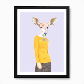 Stylish Antelope Art Print