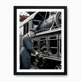 The Old Railroad Reimagined 9 Art Print