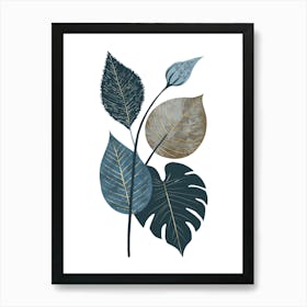 Leaf Print Art Print