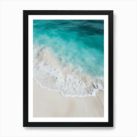 White Sand Beach Art Print