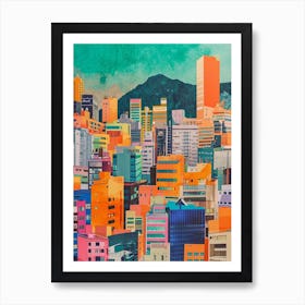 Kitsch 1980s Seoul Collage 3 Art Print