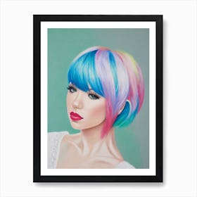 Carly Rae Jepsen Colourful Illustration Art Print