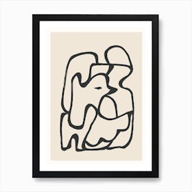 Minimal Abstract Art 9 Art Print