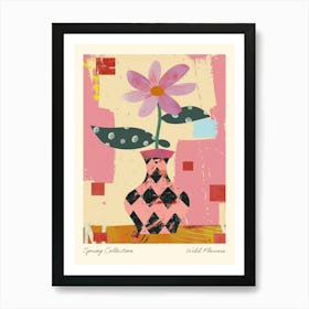 Spring Collection Wild Flower Vase 3 Art Print