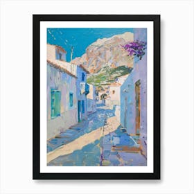 Street In Crete Art Print