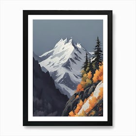 Autumn In The Mountains 5 Art Print