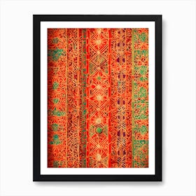 Berber Moroccan Pattern Art Print