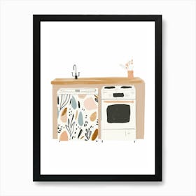 Kitchen Illustration Art Print