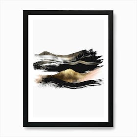 Abstract Brushstrokes Canvas Print 7 Art Print