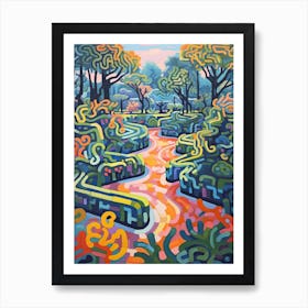 Nong Nooch Tropical Gardens, Thailand, Painting 3 Art Print