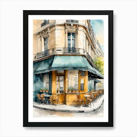 Paris Cafe Art Print