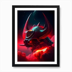 Spaceship #2 Devil Art Print