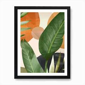 Tropical Summer Abstract Art 11 Art Print