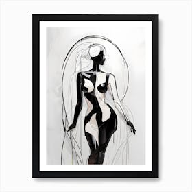 Sexy Woman Art Print