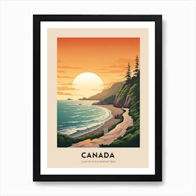 Juan De Fuca Marine Trail Canada 2 Vintage Hiking Travel Poster Art Print