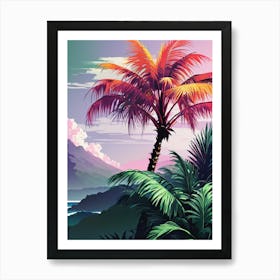 Tropical Landscape 2 Art Print