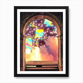 Magical Space Portal Art Print