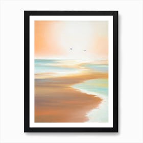 Brighton Beach, Australia Neutral 2 Art Print