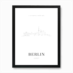 Berlin Art Print