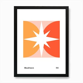 Geometric Bauhaus Poster 56 Art Print