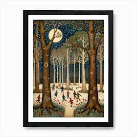 William Morris Children In The Woods Art Print