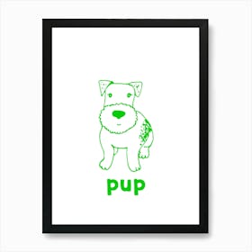 Puppy Dog Art Poster, Cute Dog Poster, Cute Puppy Art, Dog Lover Gift, Home Decor Art Print