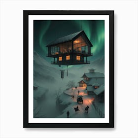 House In The Sky Art Print