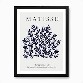 Matisse Minimal Cutout 9 Art Print