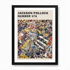 Jackson Pollock Number 17a Art Print