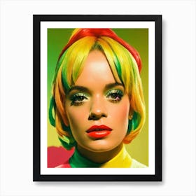 Lily Allen 2 Colourful Pop Art Art Print