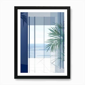 Room With A Palm Tree Art Print