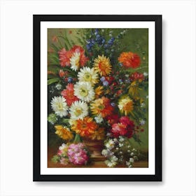 Gerberas Painting 3 Flower Art Print