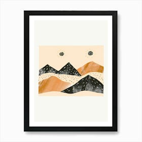 Desert Landscape 21 Art Print