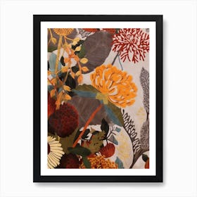 Fall Botanicals Queen Annes Lace 5 Art Print