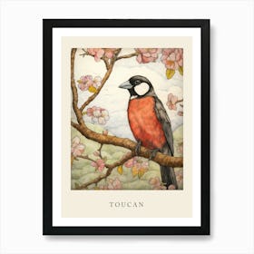 Beatrix Potter Inspired  Animal Watercolour Toucan 2 Art Print