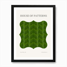 Leaf Pattern Poster 7 Art Print
